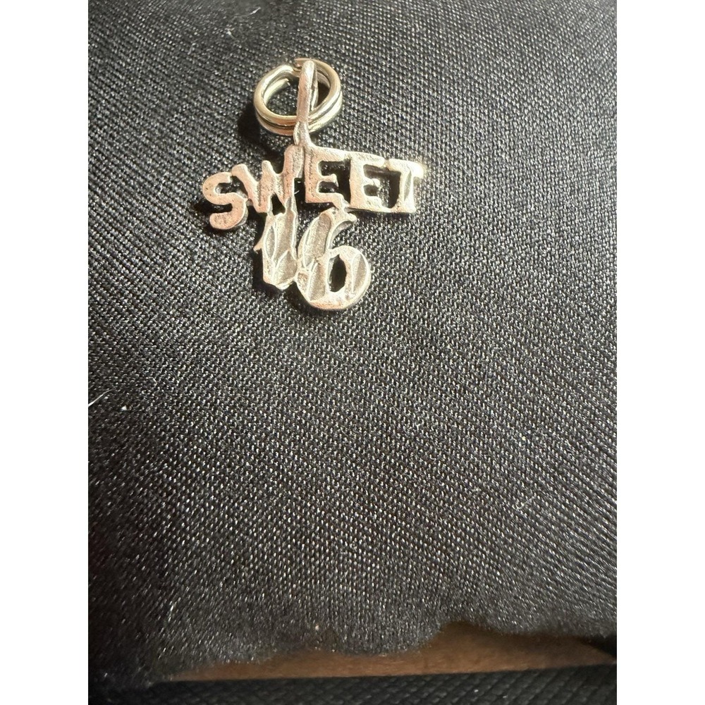 Vintage Sterling Silver- Sweet 16 Birthday Unmarked Charm
